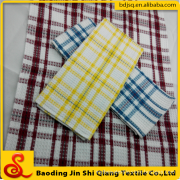 factory custom gaoyang soft wholesale lattice kitchen towel